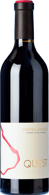 58,95 € Envio grátis | Vinho Tinto Castell d'Encus Quest D.O. Costers del Segre Espanha Cabernet Sauvignon, Cabernet Franc, Petit Verdot 75 cl