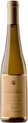 128,95 € Бесплатная доставка | Белое вино Marcel Deiss Quintessence S.G.N. A.O.C. Alsace Эльзас Франция Gewürztraminer Органический Половина бутылки 37 cl