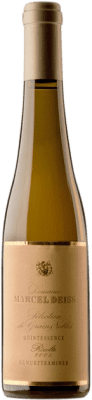 122,95 € Envio grátis | Vinho branco Marcel Deiss Quintessence S.G.N. A.O.C. Alsace Alsácia França Gewürztraminer Meia Garrafa 37 cl