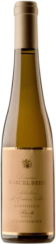 128,95 € Kostenloser Versand | Weißwein Marcel Deiss Quintessence S.G.N. A.O.C. Alsace Elsass Frankreich Gewürztraminer Halbe Flasche 37 cl