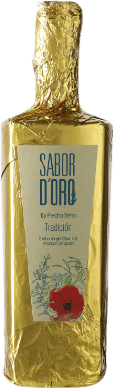 33,95 € Envio grátis | Azeite de Oliva Sabor d'Oro by Pedro Yera Rama Origen Espanha Garrafa Medium 50 cl