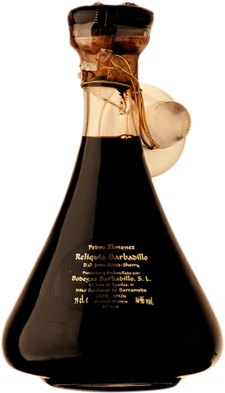 1 184,95 € Free Shipping | Fortified Wine Barbadillo Reliquia D.O. Jerez-Xérès-Sherry Andalusia Spain Pedro Ximénez Bottle 75 cl