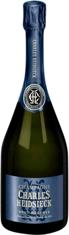 63,95 € Envio grátis | Espumante branco Charles Heidsieck Brut Reserva A.O.C. Champagne Champagne França Pinot Preto, Chardonnay, Pinot Meunier Garrafa 75 cl