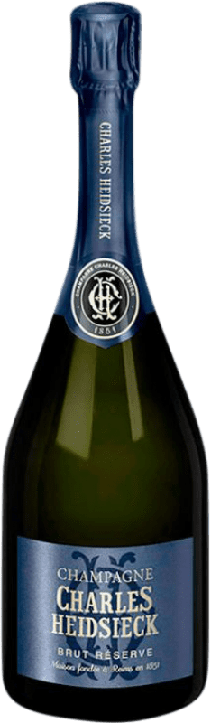 66,95 € Envío gratis | Espumoso blanco Charles Heidsieck Brut Reserva A.O.C. Champagne Champagne Francia Pinot Negro, Chardonnay, Pinot Meunier Botella 75 cl