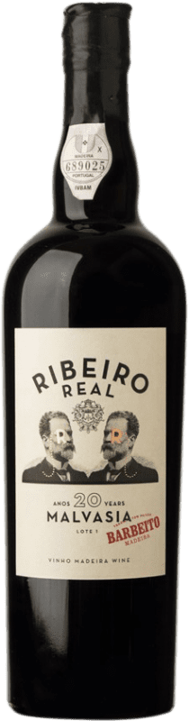 139,95 € Envío gratis | Vino generoso Barbeito Ribeiro Real I.G. Madeira Madeira Portugal Malvasía, Tinta Negra 20 Años Botella 75 cl