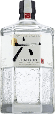 31,95 € Spedizione Gratuita | Gin Suntory Roku Japanese Craft Gin Giappone Bottiglia 70 cl