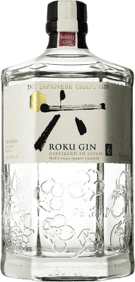 33,95 € Envio grátis | Gin Suntory Roku Japanese Craft Gin Japão Garrafa 70 cl