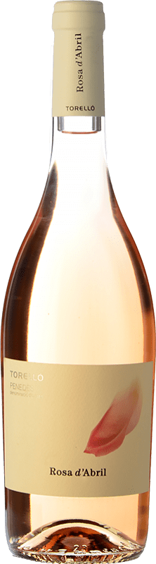 16,95 € Free Shipping | Rosé Wine Torelló Rosa d'Abril D.O. Penedès Catalonia Spain Syrah — Shiraz, Malvasia, Macabeo Bottle 75 cl
