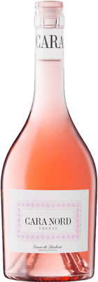 14,95 € 免费送货 | 玫瑰酒 Cara Nord Rosat D.O. Conca de Barberà 加泰罗尼亚 西班牙 Trepat 瓶子 75 cl
