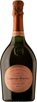 102,95 € Бесплатная доставка | Розовое игристое Laurent Perrier Cuvée Rosé брют Гранд Резерв A.O.C. Champagne шампанское Франция Pinot Black бутылка 75 cl