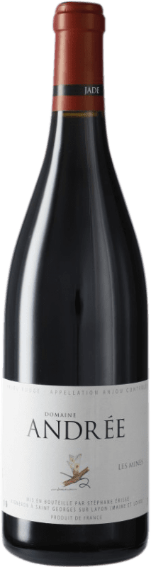 35,95 € Бесплатная доставка | Красное вино Domaine Andrée Rouge Les Mines A.O.C. Anjou Луара Франция Cabernet Franc бутылка 75 cl