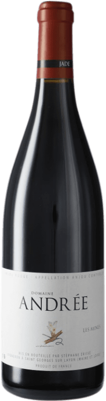 33,95 € Free Shipping | Red wine Andrée Rouge Les Mines A.O.C. Anjou Loire France Cabernet Franc Bottle 75 cl