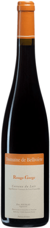 33,95 € Kostenloser Versand | Rotwein Domaine de Bellivière Gorge Loire Frankreich Eco — Biologisch 75 cl