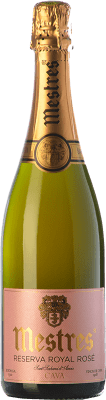 15,95 € Бесплатная доставка | Розовое игристое Mestres Royal Rosé Резерв D.O. Cava Испания Monastrell, Pinot Black, Trepat бутылка 75 cl