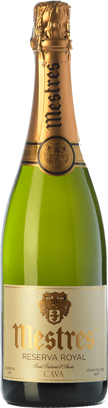 12,95 € Kostenloser Versand | Weißer Sekt Mestres Royal Reserve — Gereift D.O. Cava Spanien Macabeo, Xarel·lo, Parellada 75 cl