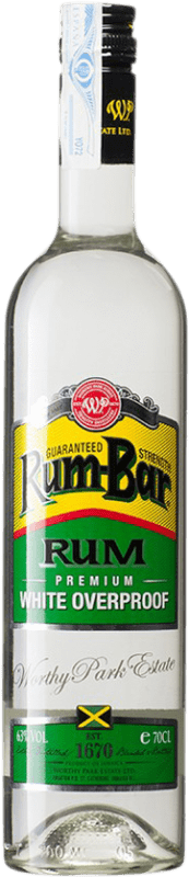 32,95 € Envío gratis | Ron Worthy Park Rum-Bar Overproof Jamaica Botella 70 cl