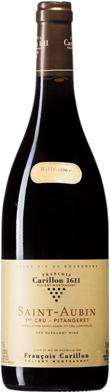 38,95 € Бесплатная доставка | Красное вино François Carillon Saint-Aubin 1er Cru Les Pitangerets Rouge A.O.C. Côte de Beaune Бургундия Франция бутылка 75 cl