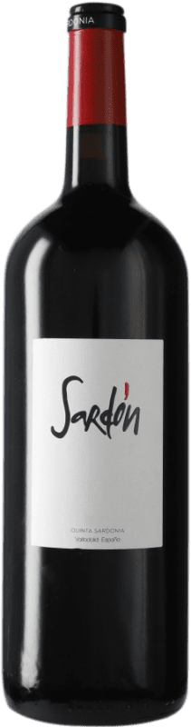 18,95 € 免费送货 | 红酒 Quinta Sardonia Sardón I.G.P. Vino de la Tierra de Castilla y León 卡斯蒂利亚莱昂 西班牙 Tempranillo, Grenache, Cabernet Sauvignon, Malbec 瓶子 Magnum 1,5 L