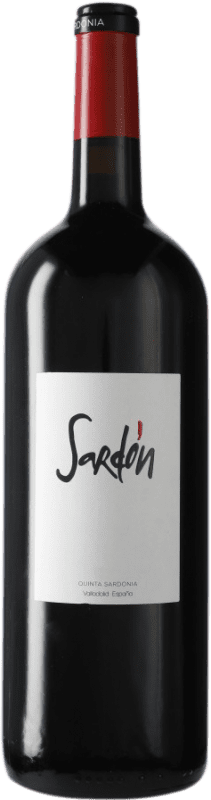 19,95 € Envoi gratuit | Vin Rouge Quinta Sardonia Sardón I.G.P. Vino de la Tierra de Castilla y León Castille et Leon Espagne Tempranillo, Garnacha — Grenache, Cabernet Sauvignon, Malbec Eco — Biologique Bouteille Magnum 1,5 L