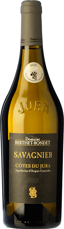 24,95 € Spedizione Gratuita | Vino bianco Berthet-Bondet Savagnier A.O.C. Côtes du Jura Francia Bottiglia 75 cl