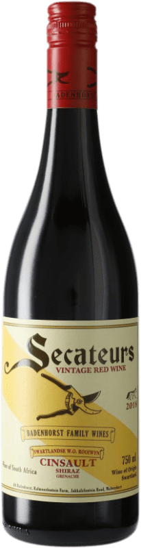 14,95 € 送料無料 | 赤ワイン A.A. Badenhorst Secateurs Red Blend I.G. Swartland スワートランド 南アフリカ Grenache, Cabernet Sauvignon, Carignan, Cinsault ボトル 75 cl