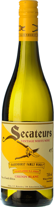 15,95 € Бесплатная доставка | Белое вино A.A. Badenhorst Secateurs I.G. Swartland Swartland Южная Африка Chenin White бутылка 75 cl