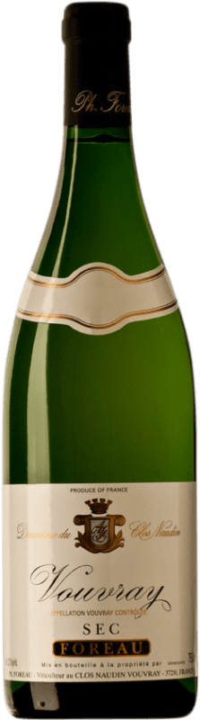 41,95 € 免费送货 | 白酒 Clos Naudin Sec A.O.C. Vouvray 卢瓦尔河 法国 Chenin White 瓶子 75 cl