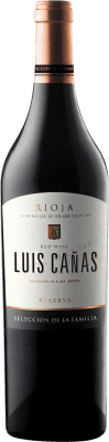 31,95 € Kostenloser Versand | Rotwein Luis Cañas Selección de la Familia Reserve D.O.Ca. Rioja Spanien Flasche 75 cl