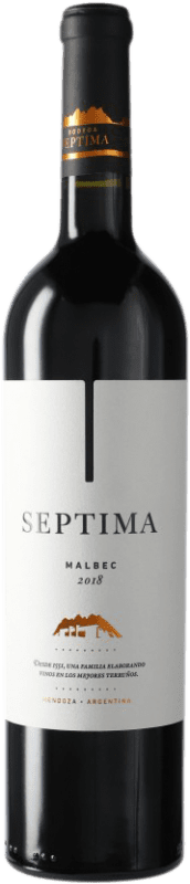 17,95 € Free Shipping | Red wine Séptima Séptima I.G. Mendoza Mendoza Argentina Malbec Bottle 75 cl