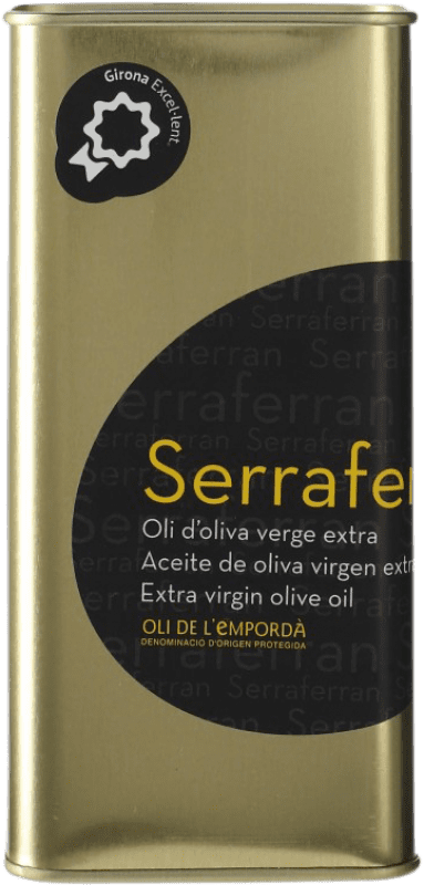 27,95 € Kostenloser Versand | Olivenöl Oli de Ventallo Serraferran E-NOL Extra Nativ Spanien Arbequina, Argudell Dose 50 cl