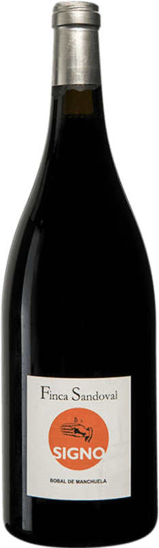 47,95 € Free Shipping | Red wine Finca Sandoval Signo D.O. Manchuela Castilla la Mancha Spain Bobal Magnum Bottle 1,5 L