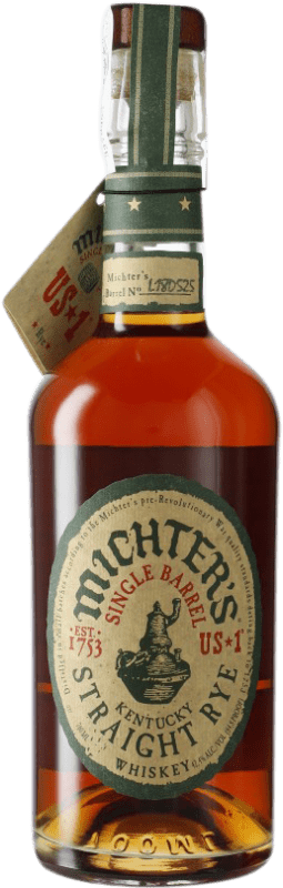 79,95 € 免费送货 | 波本威士忌 Michter's American Single Barrel Rye 肯塔基 美国 瓶子 70 cl