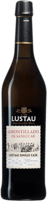 85,95 € Envio grátis | Vinho Generoso Fortificado Lustau Sanlúcar Single Cask — Barrica Única, Amontillado D.O. Jerez-Xérès-Sherry Andaluzia Espanha Palomino Fino Garrafa Medium 50 cl