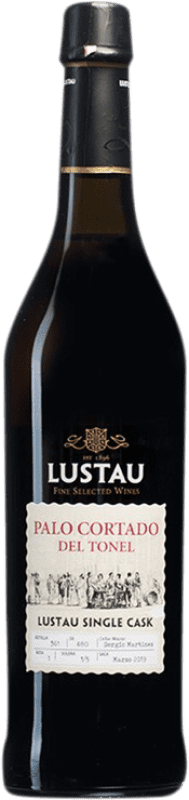 77,95 € Free Shipping | Fortified Wine Lustau Tonel Single Cask, Palo Cortado D.O. Jerez-Xérès-Sherry Andalusia Spain Palomino Fino Medium Bottle 50 cl