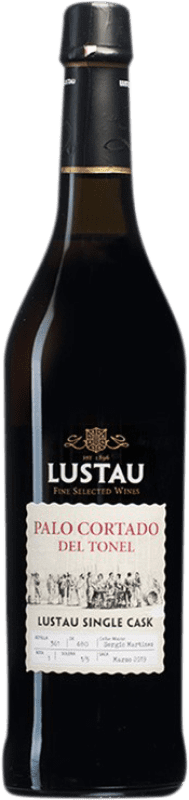 77,95 € Бесплатная доставка | Крепленое вино Lustau Single Cask Palo Cortado del Tonel D.O. Jerez-Xérès-Sherry Андалусия Испания Palomino Fino бутылка Medium 50 cl