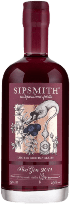 26,95 € Envío gratis | Ginebra Sipsmith Sloe Gin Reino Unido Botella Medium 50 cl