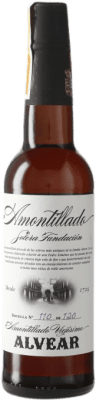 73,95 € Envio grátis | Vinho fortificado Alvear Solera Fundación Amontillado D.O. Montilla-Moriles Espanha Meia Garrafa 37 cl