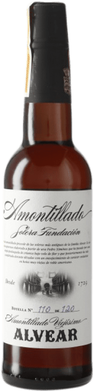 275,95 € Free Shipping | Fortified Wine Alvear Fundación Solera, Amontillado D.O. Montilla-Moriles Andalusia Spain Half Bottle 37 cl