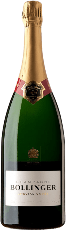 173,95 € Kostenloser Versand | Weißer Sekt Bollinger Special Cuvée Brut A.O.C. Champagne Champagner Frankreich Spätburgunder, Chardonnay, Pinot Meunier Magnum-Flasche 1,5 L