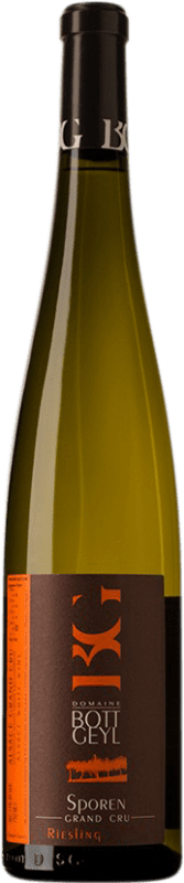 78,95 € Envoi gratuit | Vin blanc Domaine Bott-Geyl Sporen A.O.C. Alsace Grand Cru Alsace France Riesling Bouteille 75 cl