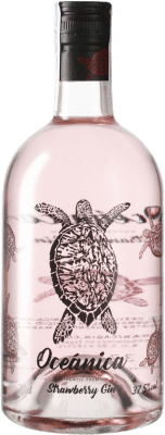 19,95 € Kostenloser Versand | Gin Oceánica Strawberry Gin Spanien Flasche 70 cl