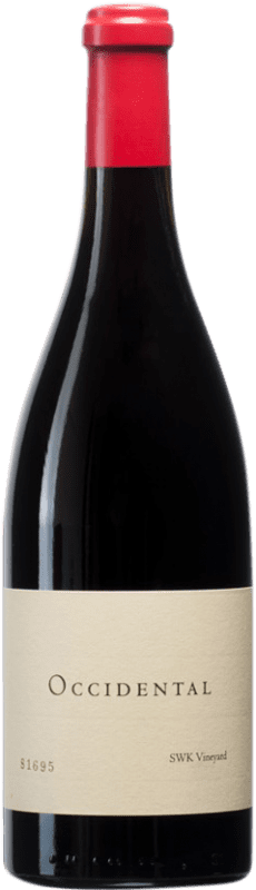 253,95 € Бесплатная доставка | Красное вино Occidental-Kistler SWK Vineyard I.G. Sonoma Coast Калифорния Соединенные Штаты Pinot Black бутылка 75 cl