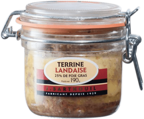 10,95 € Free Shipping | Foie Gras and Pâtés J. Barthouil Terrina Landaise France