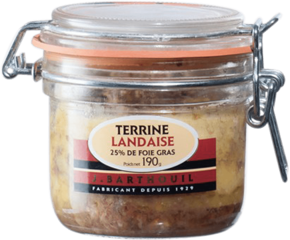 10,95 € Envio grátis | Foies Gras e Patés J. Barthouil Terrina Landaise França