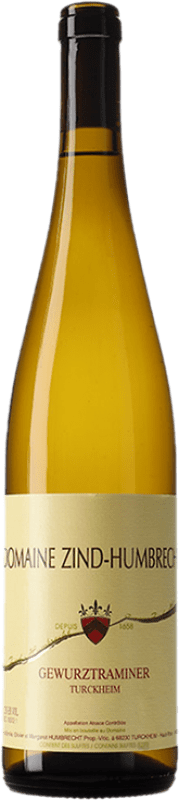 21,95 € Envío gratis | Vino Blanco Zind Humbrecht Turckheim A.O.C. Alsace Alsace Francia Gewürztraminer Eco — Ecológico 75 cl