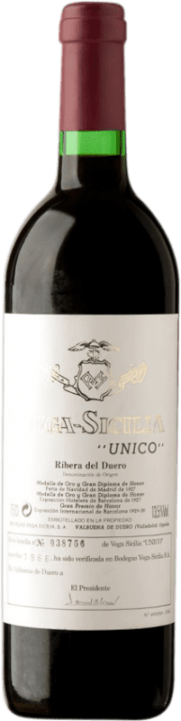 752,95 € Envoi gratuit | Vin rouge Vega Sicilia Único Grande Réserve 1966 D.O. Ribera del Duero Castille et Leon Espagne Tempranillo, Cabernet Sauvignon Bouteille 75 cl