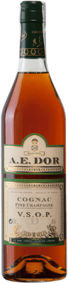64,95 € 免费送货 | 科涅克白兰地 A.E. DOR V.S.O.P. A.O.C. Cognac 法国 瓶子 70 cl
