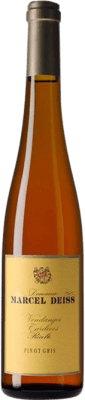46,95 € Envio grátis | Vinho branco Marcel Deiss V.T. A.O.C. Alsace Alsácia França Pinot Cinza Garrafa Medium 50 cl