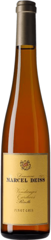 36,95 € Kostenloser Versand | Weißwein Marcel Deiss VT Vendange Tardive — Spätlese A.O.C. Alsace Elsass Frankreich Pinot Gris — Grauburgunder Medium-Flasche 50 cl