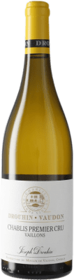 73,95 € Envio grátis | Vinho branco Joseph Drouhin Vaillons A.O.C. Chablis Premier Cru Borgonha França Chardonnay Garrafa 75 cl